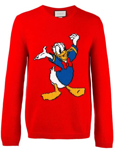 gucci donald duck sweater fake|are Gucci sweaters real.